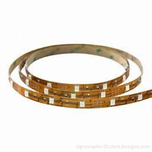 LED Strip with 3-in-1 LED Chip, Higher lumen Output than 3528 SMD